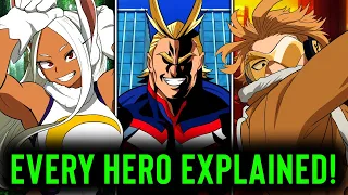 Every Pro Hero in My Hero Academia Explained!