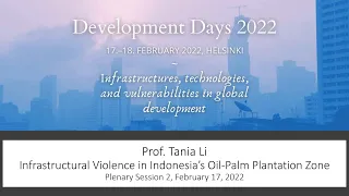 Development Days 2022, Plenary 2 - Tania Murray Li