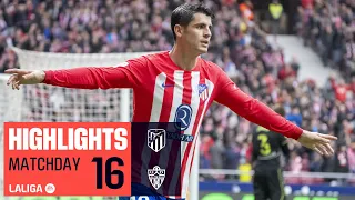 Highlights Atletico Madrid vs UD Almería (2-1)