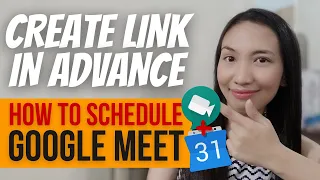 How to Schedule a Google Meet Using Google Calendar | Create Google Meet Link in Advance