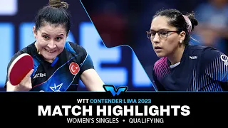 Judith Morales vs Sibel Altinkaya | WS Qual | WTT Contender Lima 2023