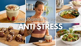 Une journée de repas gourmands pour lutter CONTRE LE STRESS et L’ANXIÉTÉ 🧘‍♀️