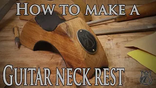 How to make a guitar neck rest with some basic tools (DIY)