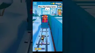 When I Play Subway Surfers💀☠️#trending #viral #shortsfeed #subwaysurfers #shorts