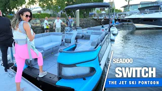 2023 SEA-DOO Switch - The Jet Ski Powered Pontoon Boat | Sea Trial Review