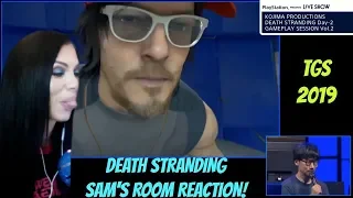 DEATH STRANDING SAM'S ROOM REACTION - TGS 2019 GAMEPLAY KOJIMA PRODUCTIONS