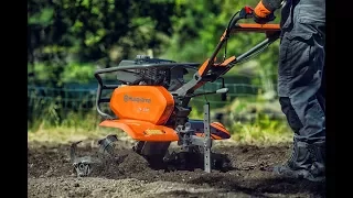 Самый мощный мотоблок Husqvarna, лучший в своём классе, видео - обзор бензинового культиватора TF338