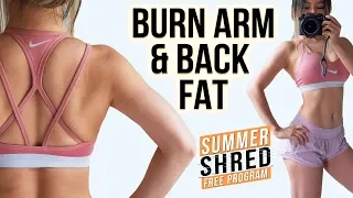 Burn Arms & Back Fat Workout 💪 Sexy Arms in 10 Mins | Upper Body