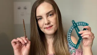 ASMR Doing Your Eyebrow Mapping & Shaping | Personal Attention Roleplay | Whispered