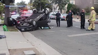 Suspected DUI driver crashes in Santa Barbara neighborhood