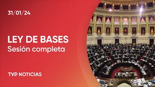 Ley de Bases: primera jornada de debate en Diputados