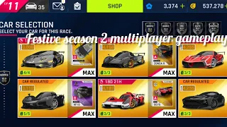 Asphalt 9 Legends festive season 2 multiplayer gameplay