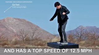 The ArcaBoard is a real flying hoverboard