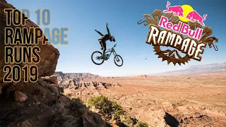 Top 10 Red Bull Rampage Runs 2019 II With Song Names II 4K