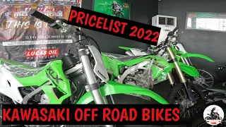 Kawasaki Off Road Bikes Pricelist 2022
