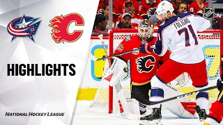 NHL Highlights | Blue Jackets @ Flames 3/4/20