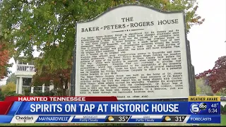 Spirits on tap at historic house