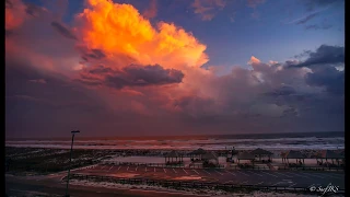 Dramatic Pink Sky Timelapse 4K