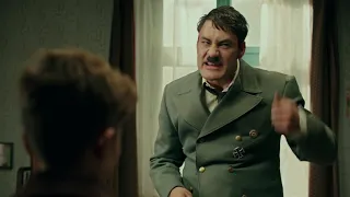 Jojo Rabbit (2019) f**k off Hitler scene