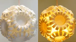 Cách Làm Đèn Lồng Trung Thu Bằng Cốc Giấy Đơn Giản - DIY: How To Make A Paper Lantern