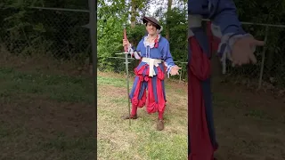 How practical are pluderhosen for fencing? #hema #sword #swordfighting #landsknecht