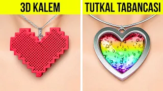 3D KALEME KARŞI TUTKAL TABANCASI | Müthiş Kendin Yap İşleri, Takılar Ve Onarım Tüyoları