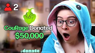 Donating $50,000 to small streamers!