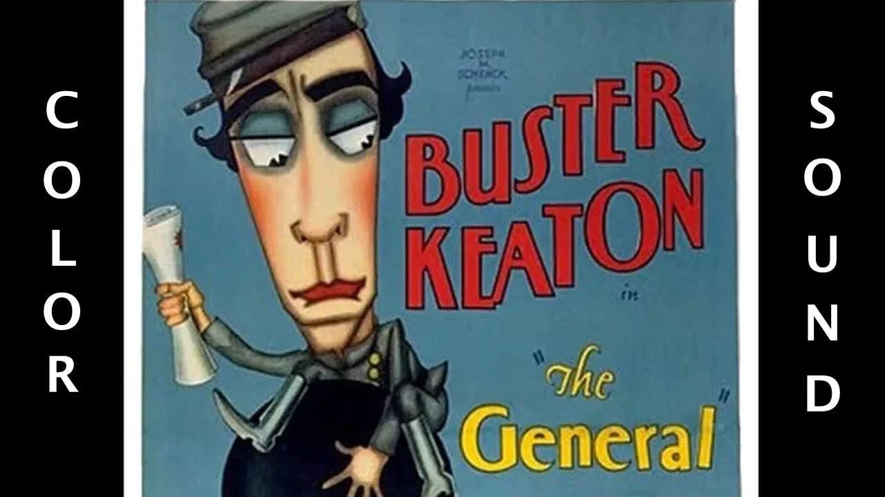 THE GENERAL (1926) Buster Keaton - Colorized & Sound Design