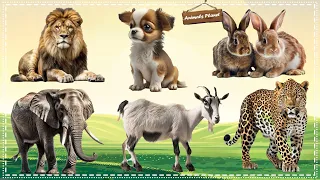 Discover the Amazing World of Animal Sounds: Goat, Leopard, Dog, Elephant, Lion, Rabbit