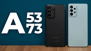 Почти флагманы? 📱Обзор и сравнение Samsung Galaxy A53 и A73