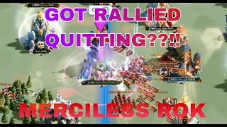 I GOT RALLIED 🔥 THEY MADE ME QUIT... or laugh? | Rise of Kingdoms