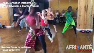 Saly Danse avec Harouna Dembélé et Madou Konaté  (Formation Danse de Guinée "Dounoumba")