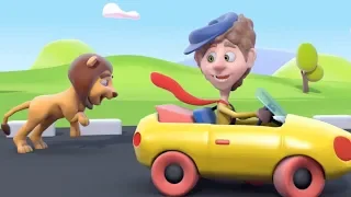 Driving My Car Song | 3D Rhymes Transportation Songs | Learn English Kids