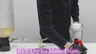 BVV Dry Ice Maker Demo
