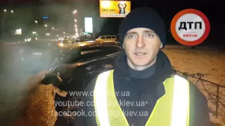 01.12.2015 ДТП КИЕВ ПОБЕДЫ КПИ БМВ ШКОДА ВАЗ