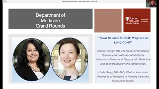 Team Science in DoM: Program on Long-Covid | DoM Grand Rounds | 24 January 2024