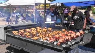 ハレイワ・フリフリチキン ： Ray's Kiawe Broiled Chicken. / ぶらり旅ハワイ