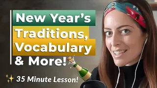 New Year's Traditions, Vocabulary and More!