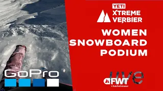 GoPro: FWT24 YETI Xtreme Verbier | POV Snowboard Women Podium