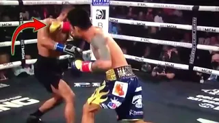 Proof that Gary Russell jr. hurt after the solid over right hand from mark magsayo super slowmo HD