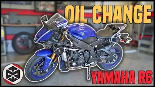 HOW TO: Oil Change on a Yamaha R6 (2017-Current)