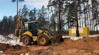 New Holland B115 working