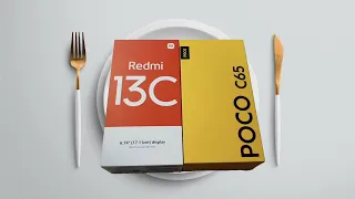 Xiaomi Redmi 13C vs Poco C65 Review | Hands-On, Design, Unboxing, Antutu , Camera Test
