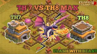 Th7 vs Th8 full max op |😱😱😱3 star max Th8