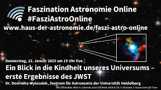 Ein Blick in die Kindheit unseres Universums - Dominika Wylezalek bei #FasziAstroOnline