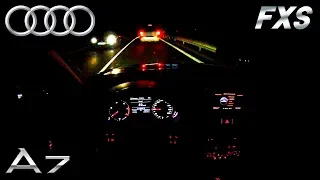 Audi A7 Sportback (2012) - 4K POV Night Test Drive