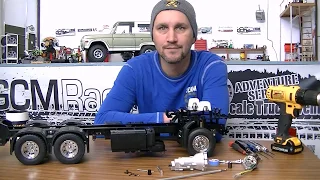 Tamiya 1/14 Semi LRT Scale Transmission Installation