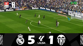 Real Madrid vs. Valencia CF [5-1] | LaLiga 2023/24 | Match Highlights!