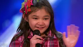 America's Got Talent 2017 Angelica Hale 9 Year Old Stuns Simon & The Crowd Full Audition S12E02