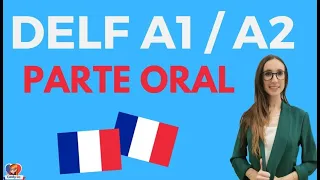 DELF A1 PARTE ORAL Questions / Préparation🟦⬜🟥  French DELF A1 A2 Examen oral Test